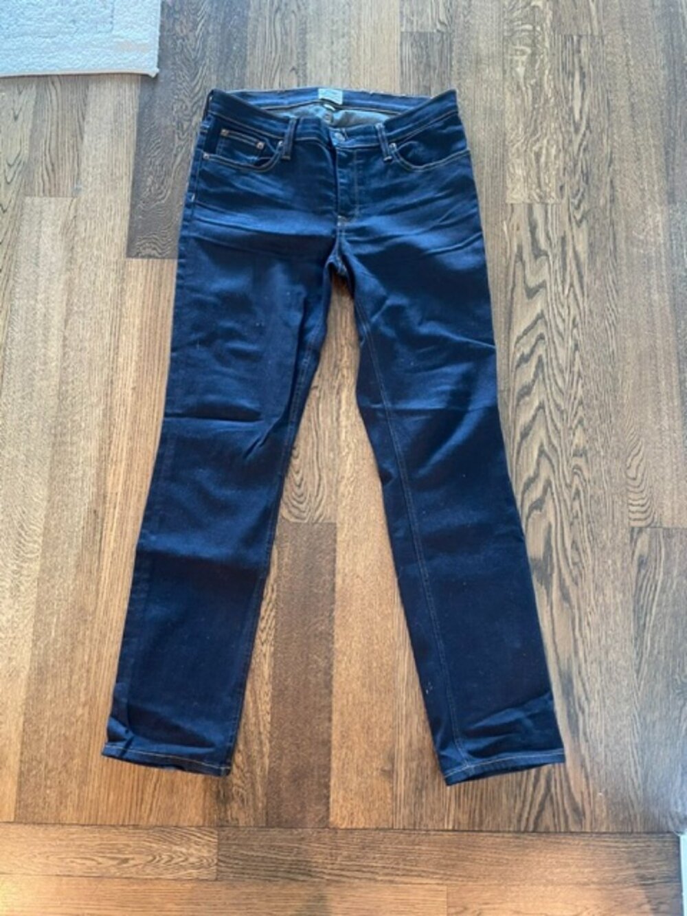 J.Crew Matchstick Dark Wash Slim Straight Jeans Size 28 EUC
